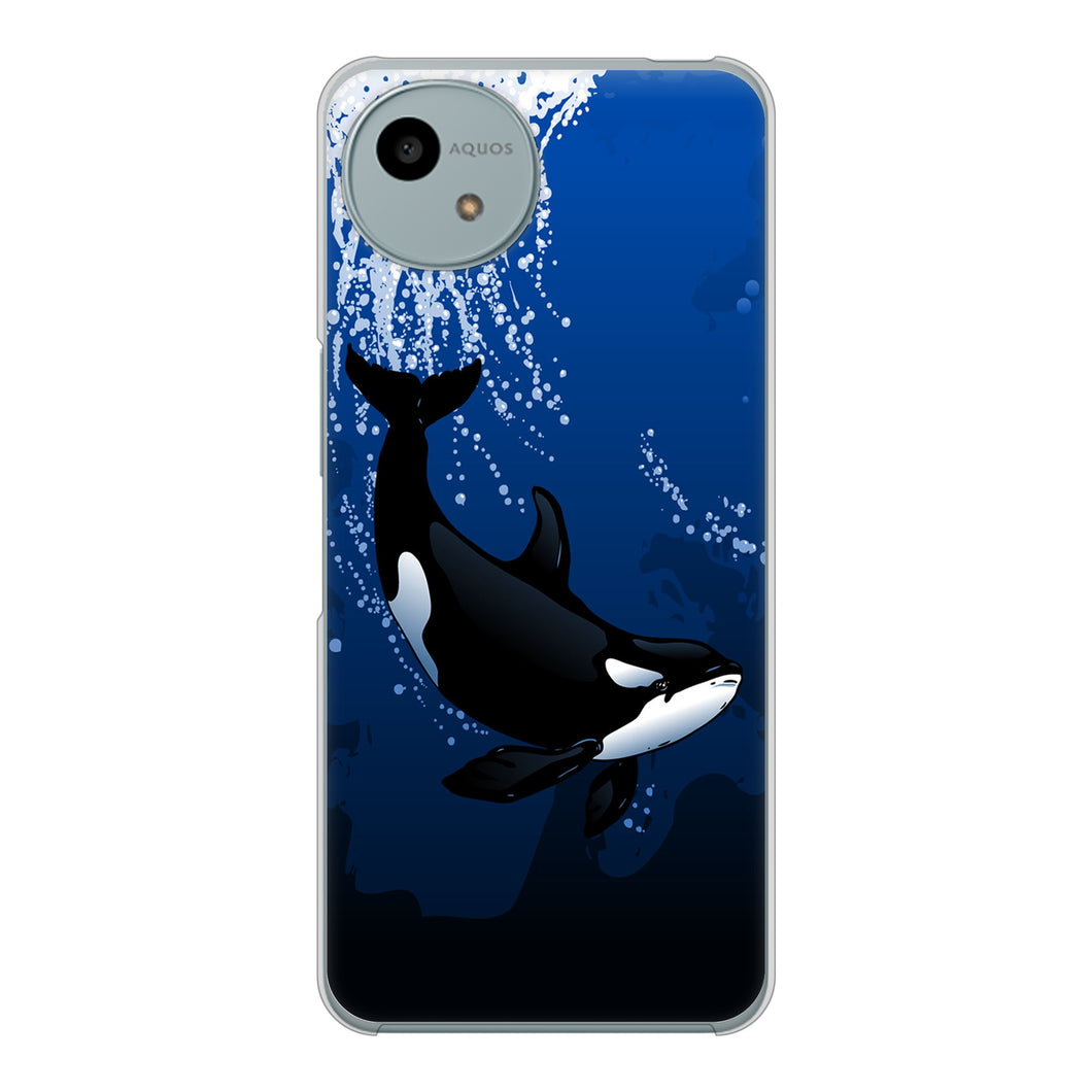 AQUOS wish4 SH-52E docomo 高画質仕上げ 背面印刷 ハードケース海の守り神