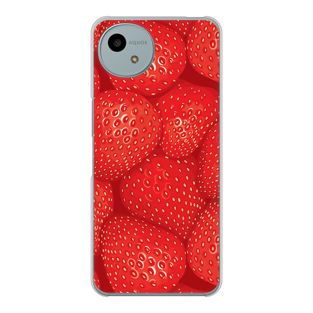 AQUOS wish4 SH-52E docomo 高画質仕上げ 背面印刷 ハードケーススイーツ