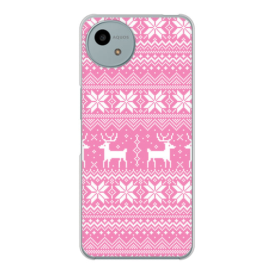 AQUOS wish4 SH-52E docomo 高画質仕上げ 背面印刷 ハードケースクリスマス