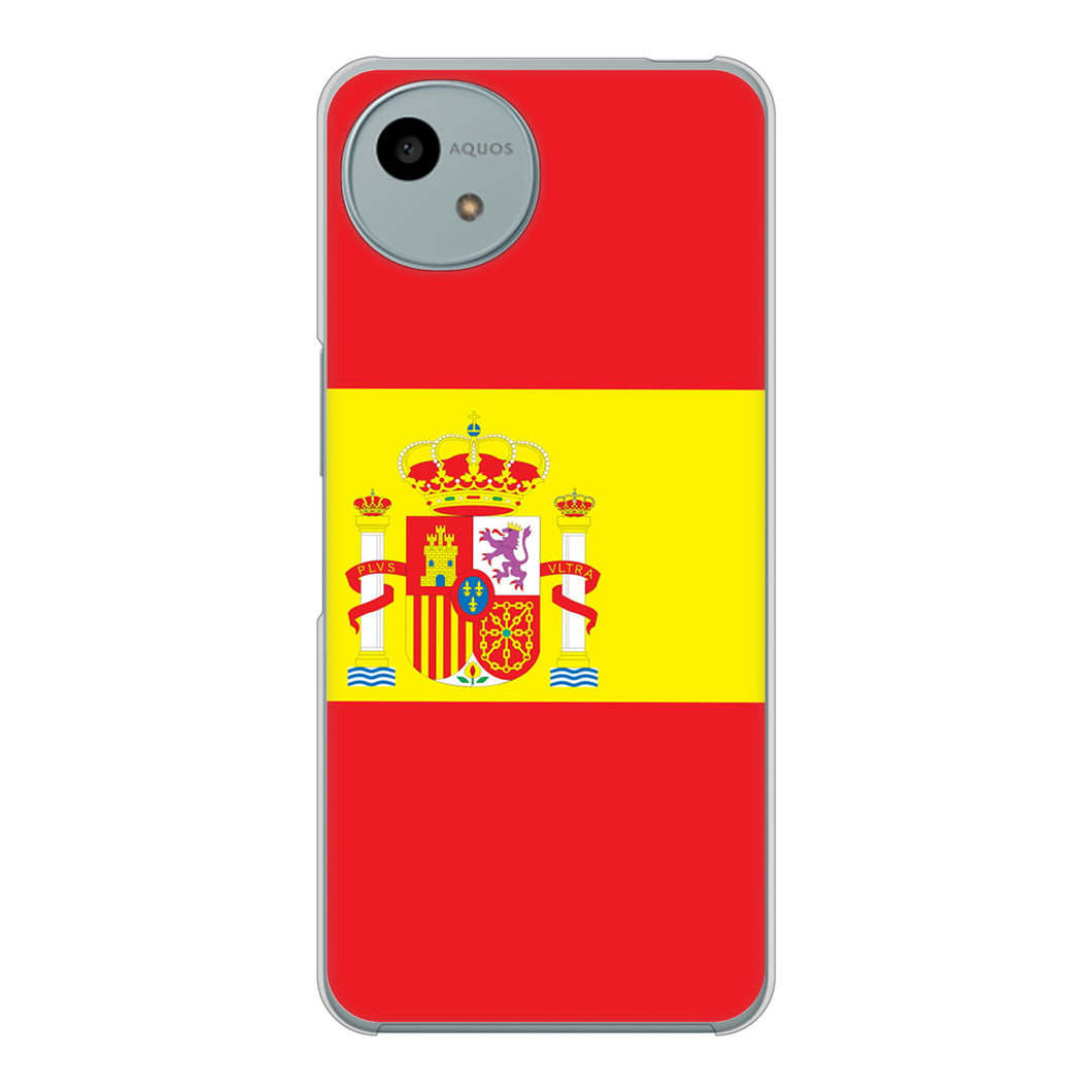 AQUOS wish4 SH-52E docomo 高画質仕上げ 背面印刷 ハードケース国旗