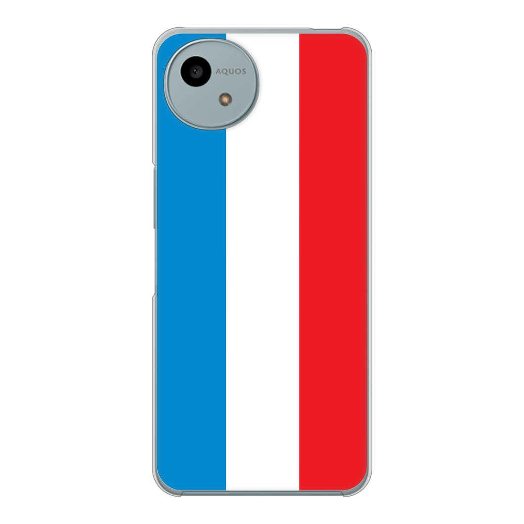 AQUOS wish4 SH-52E docomo 高画質仕上げ 背面印刷 ハードケース国旗