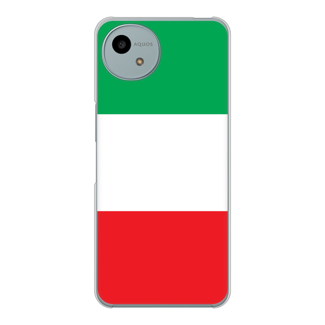 AQUOS wish4 SH-52E docomo 高画質仕上げ 背面印刷 ハードケース国旗