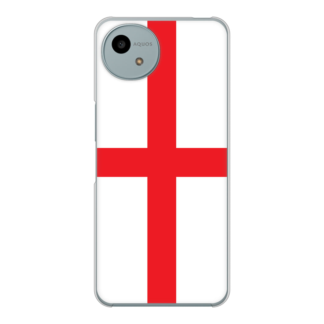 AQUOS wish4 SH-52E docomo 高画質仕上げ 背面印刷 ハードケース国旗