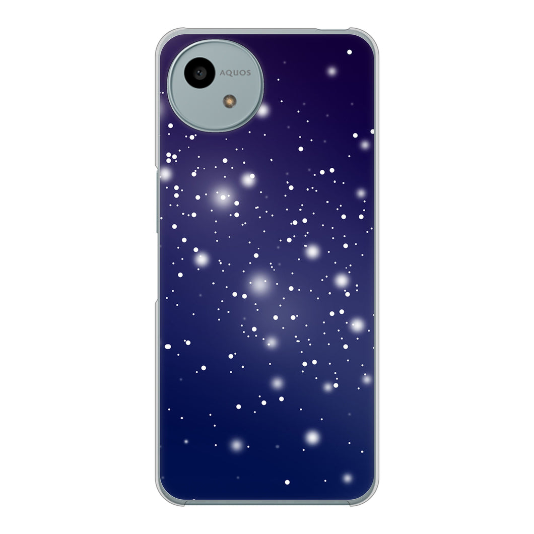 AQUOS wish4 SH-52E docomo 高画質仕上げ 背面印刷 ハードケース 【1271 天空の川】