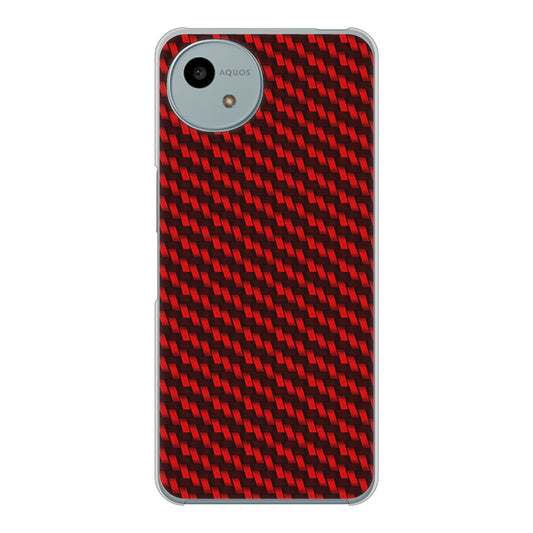 AQUOS wish4 SH-52E docomo 高画質仕上げ 背面印刷 ハードケースカーボン
