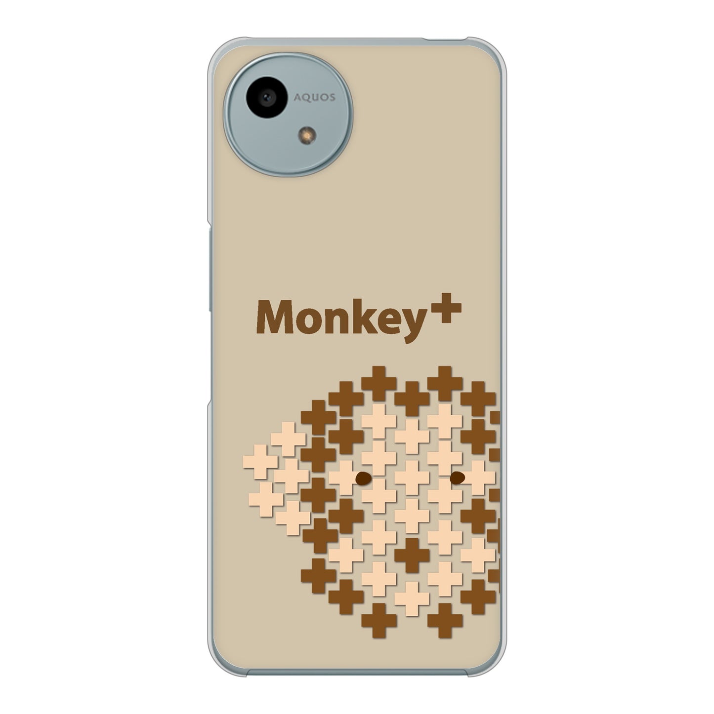 AQUOS wish4 SH-52E docomo 高画質仕上げ 背面印刷 ハードケースanimal+