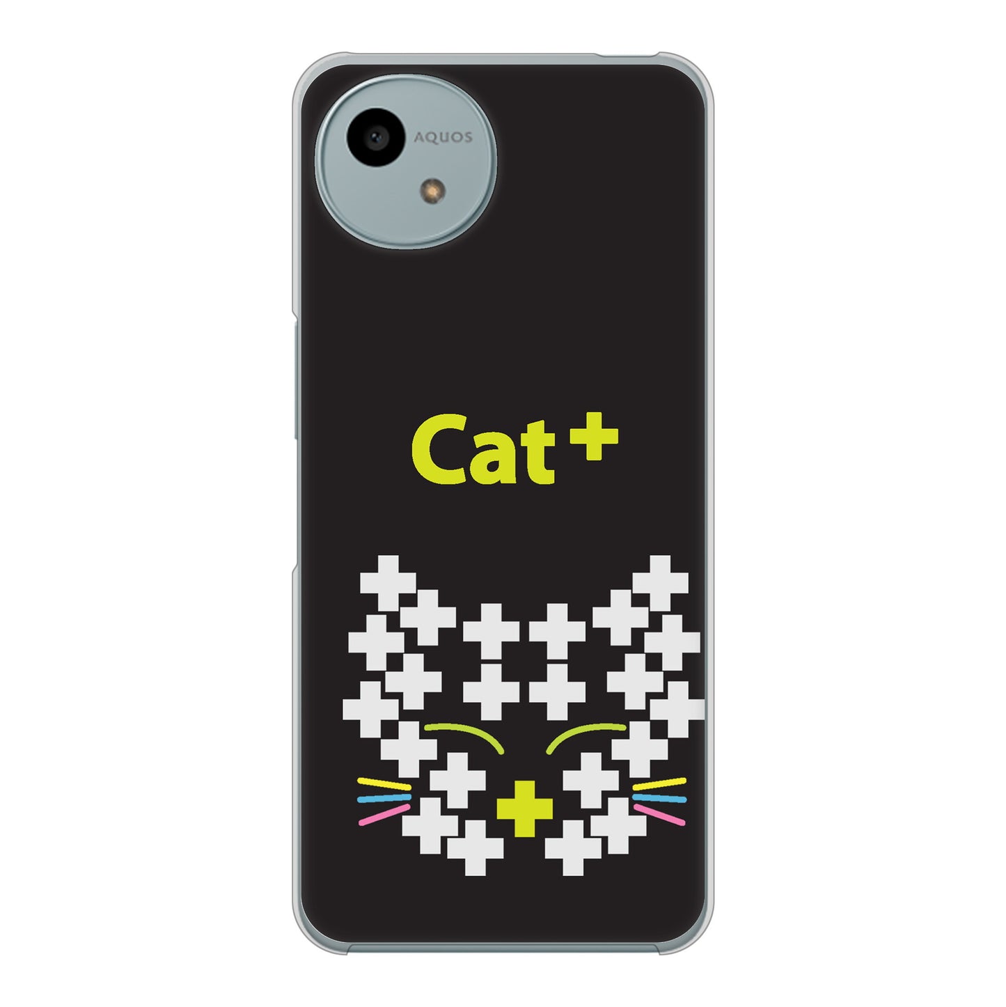 AQUOS wish4 SH-52E docomo 高画質仕上げ 背面印刷 ハードケースanimal+