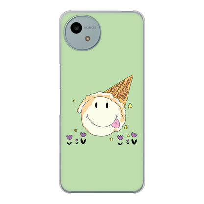 AQUOS wish4 SH-52E docomo 高画質仕上げ 背面印刷 ハードケーススイーツイラスト