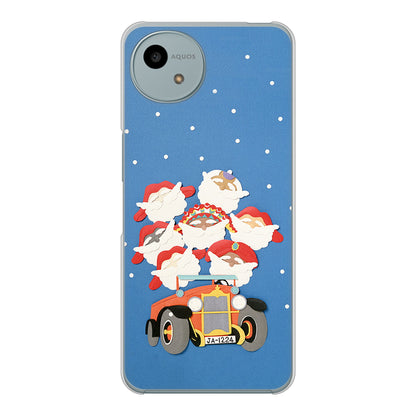 AQUOS wish4 SH-52E docomo 高画質仕上げ 背面印刷 ハードケースクリスマス