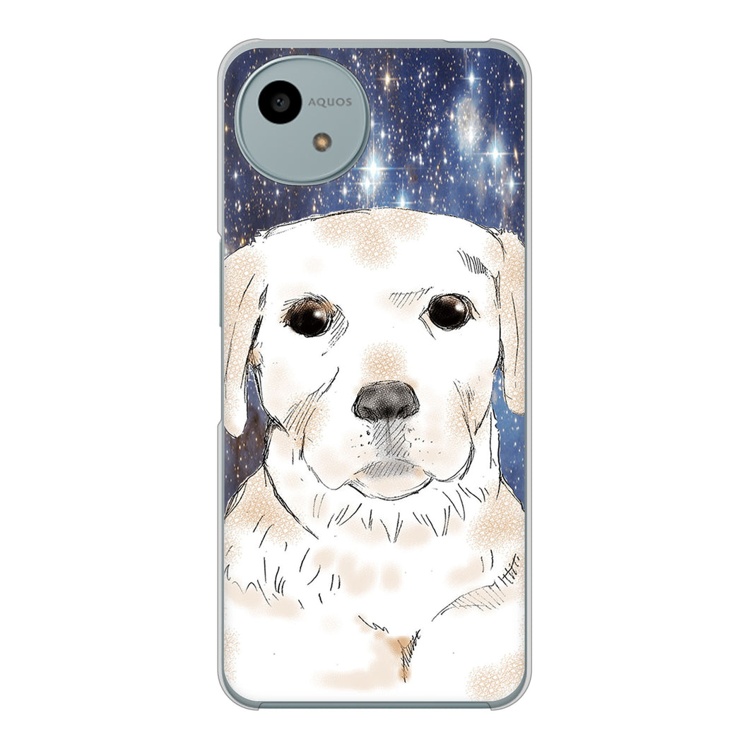AQUOS wish4 SH-52E docomo 高画質仕上げ 背面印刷 ハードケースラブラドールレトリバー