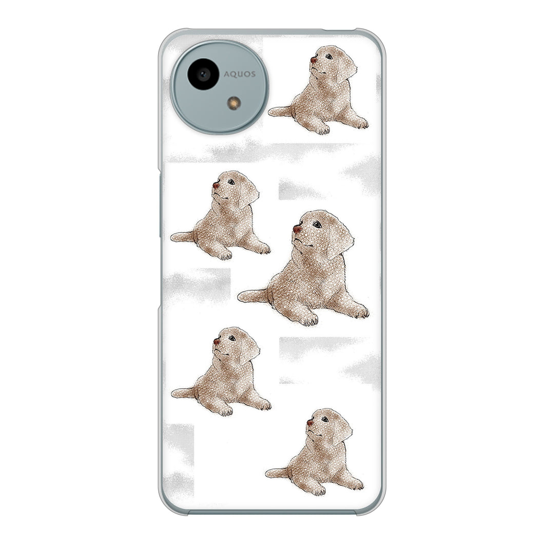 AQUOS wish4 SH-52E docomo 高画質仕上げ 背面印刷 ハードケースラブラドールレトリバー