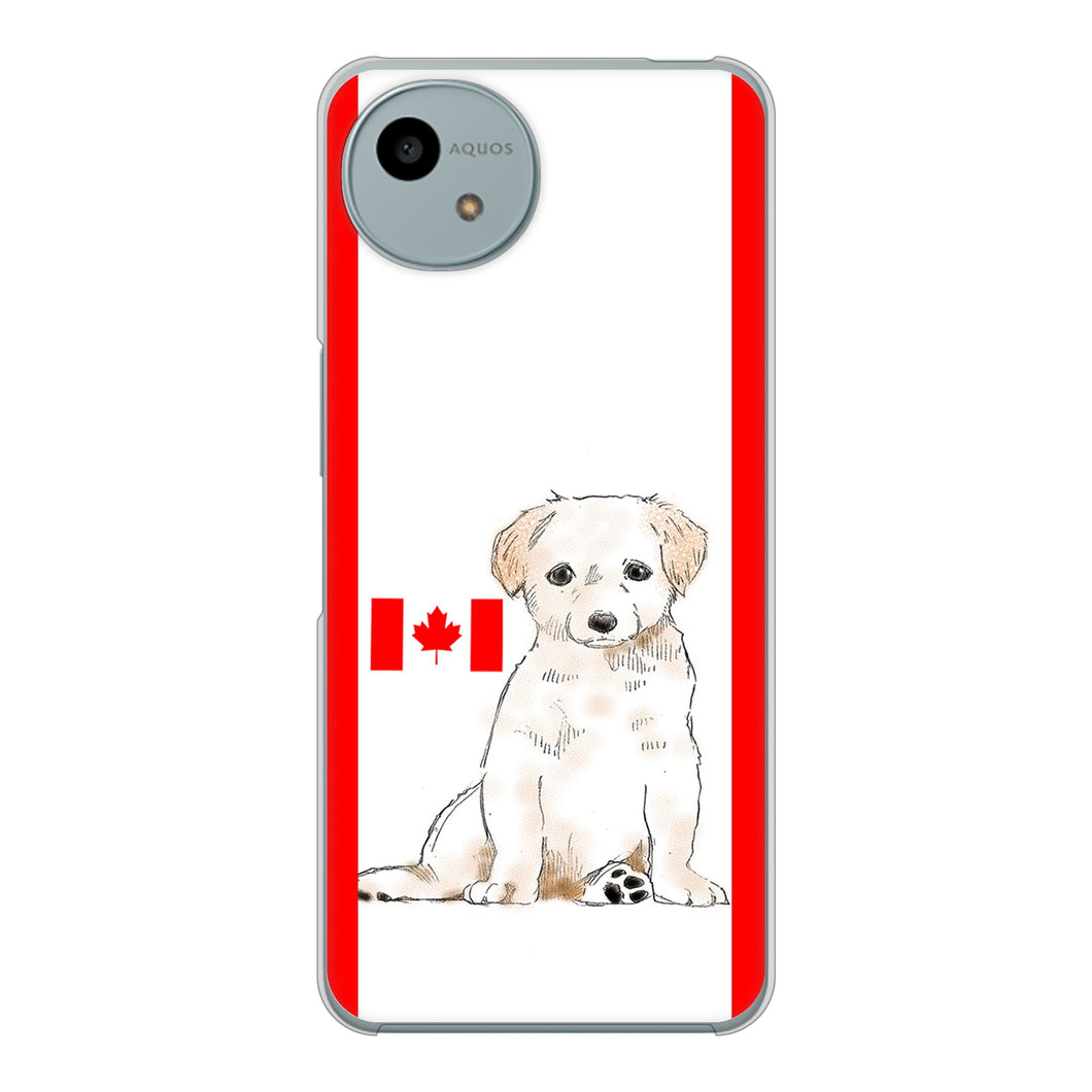 AQUOS wish4 SH-52E docomo 高画質仕上げ 背面印刷 ハードケースラブラドールレトリバー