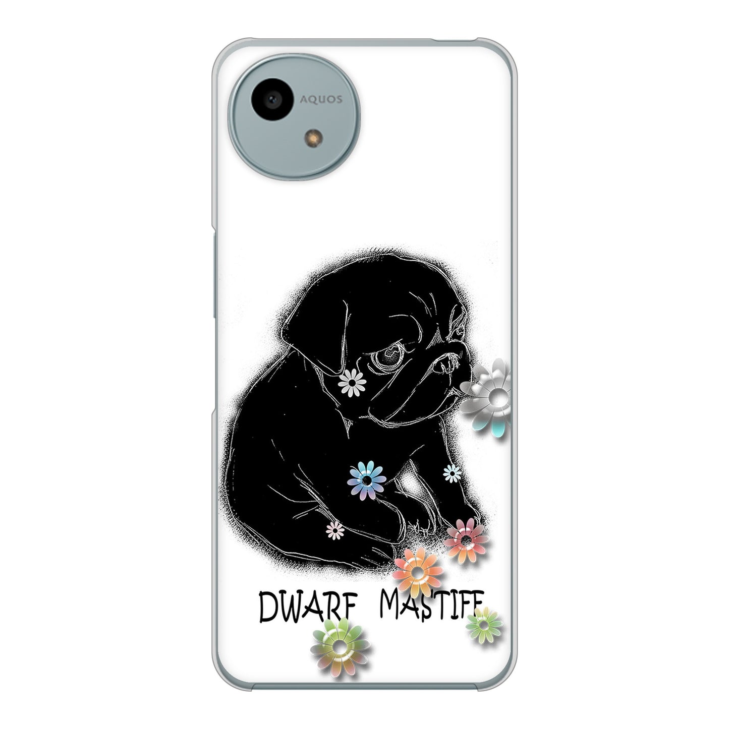 AQUOS wish4 SH-52E docomo 高画質仕上げ 背面印刷 ハードケースパグ