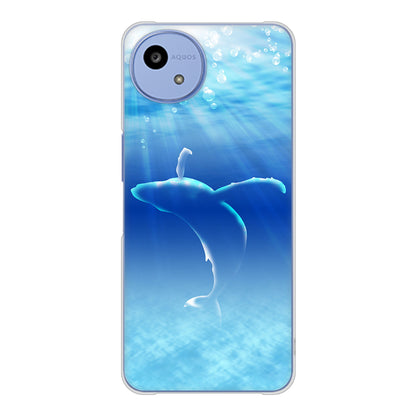 AQUOS wish5 SH-52F docomo 高画質仕上げ 背面印刷 ハードケース海の守り神
