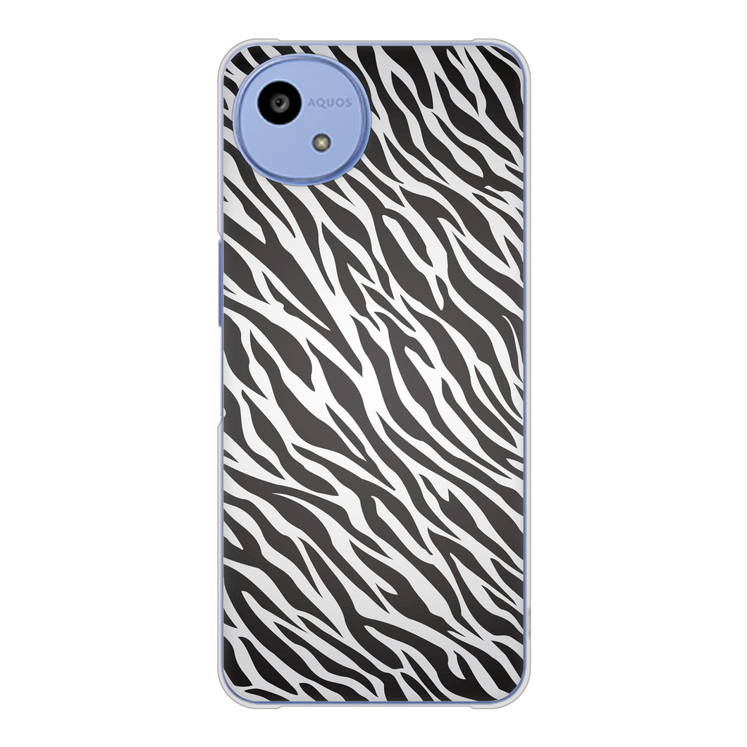 AQUOS wish5 SH-52F docomo 高画質仕上げ 背面印刷 ハードケースアニマル柄