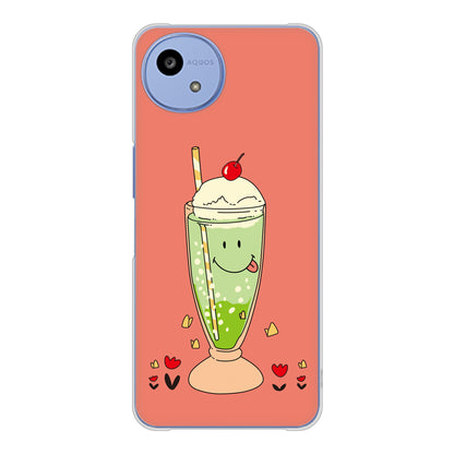 AQUOS wish5 SH-52F docomo 高画質仕上げ 背面印刷 ハードケーススイーツイラスト