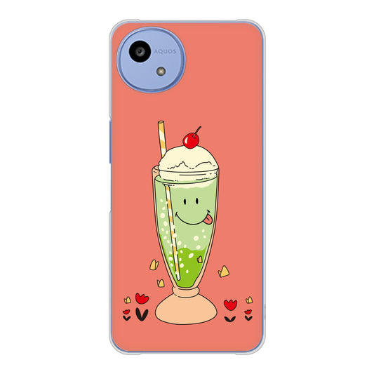 AQUOS wish5 SH-52F docomo 高画質仕上げ 背面印刷 ハードケーススイーツイラスト
