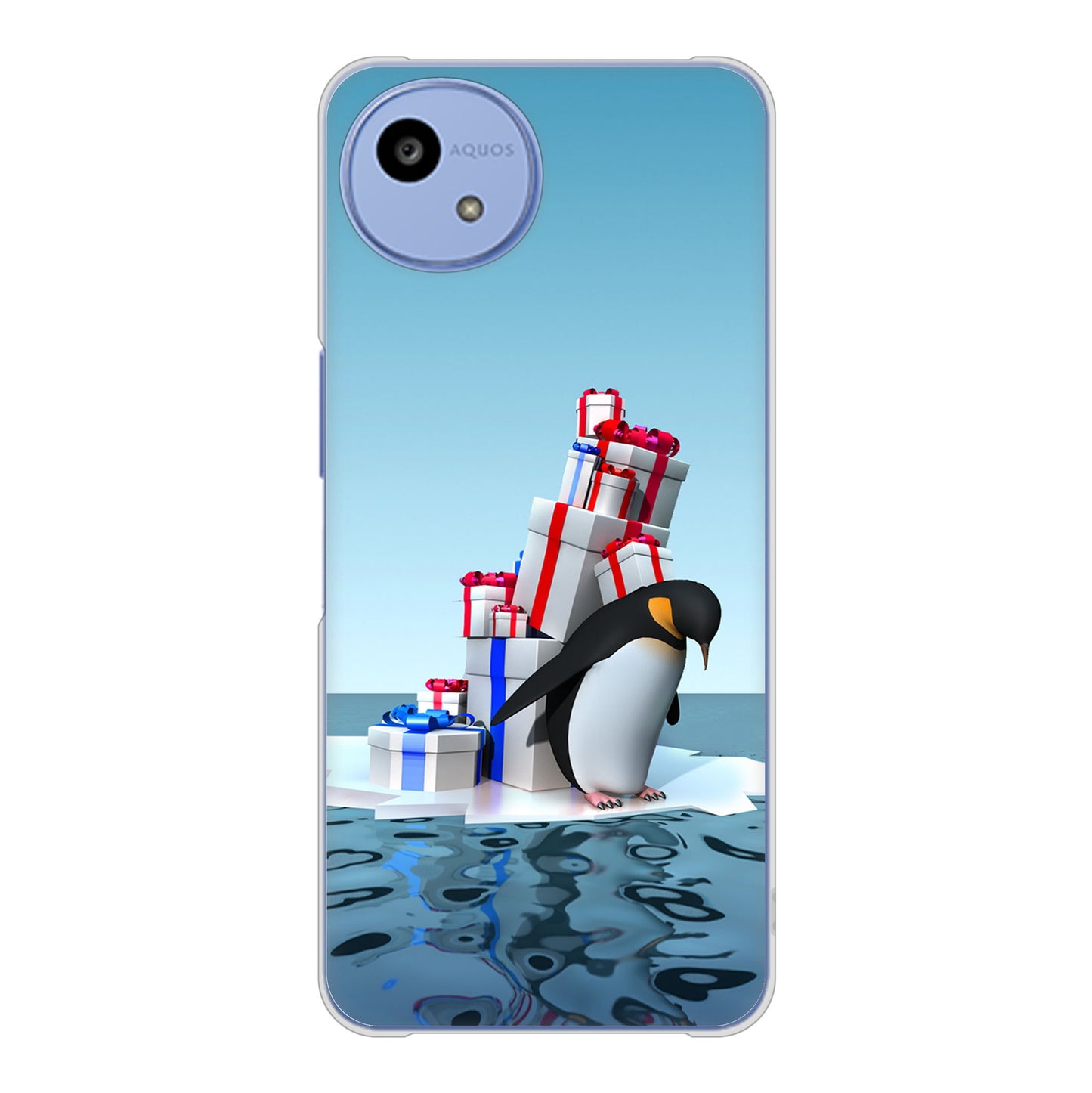 AQUOS wish5 SH-52F docomo 高画質仕上げ 背面印刷 ハードケース 【XA805 人気者は辛い…】