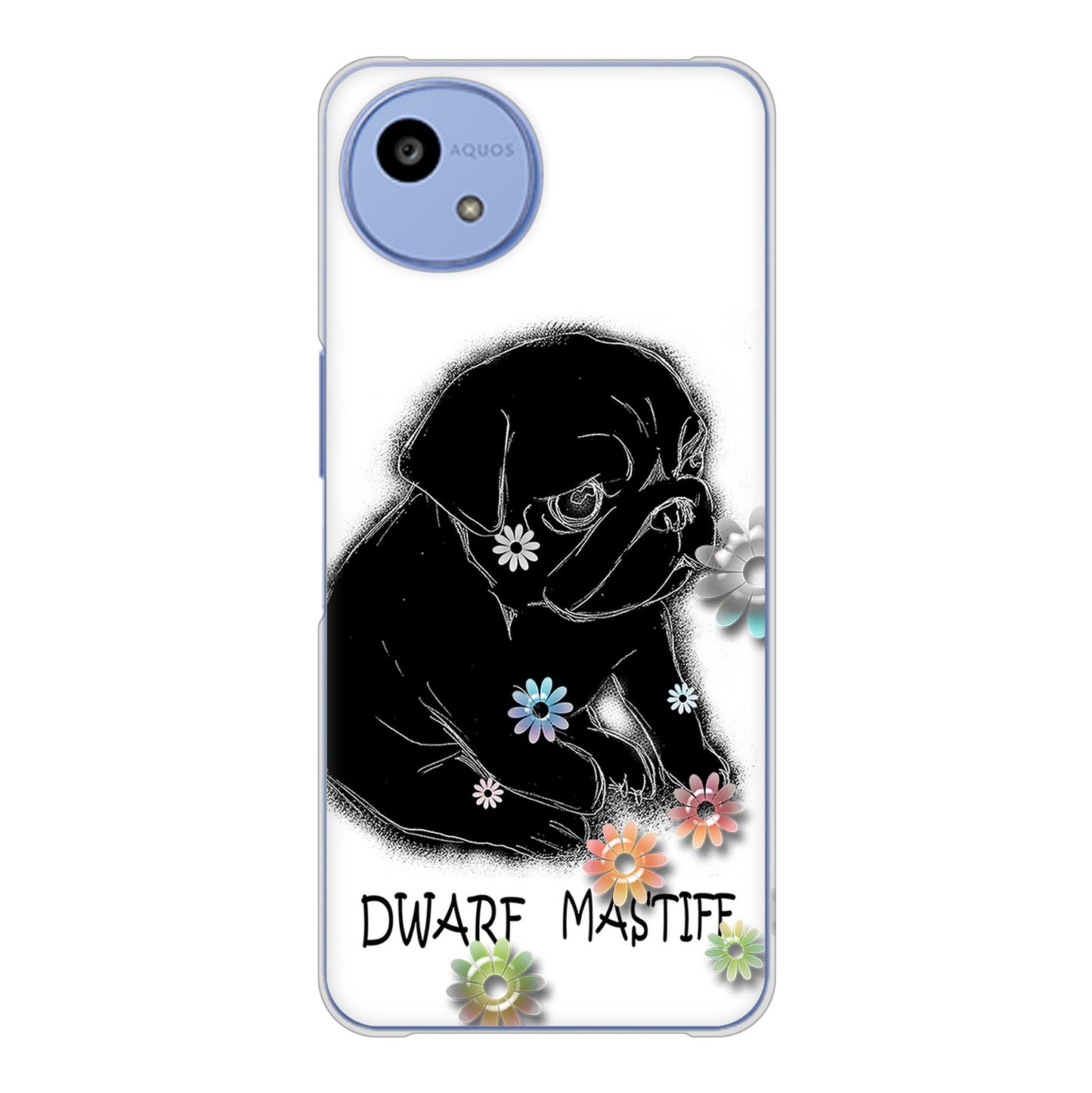 AQUOS wish5 SH-52F docomo 高画質仕上げ 背面印刷 ハードケースパグ