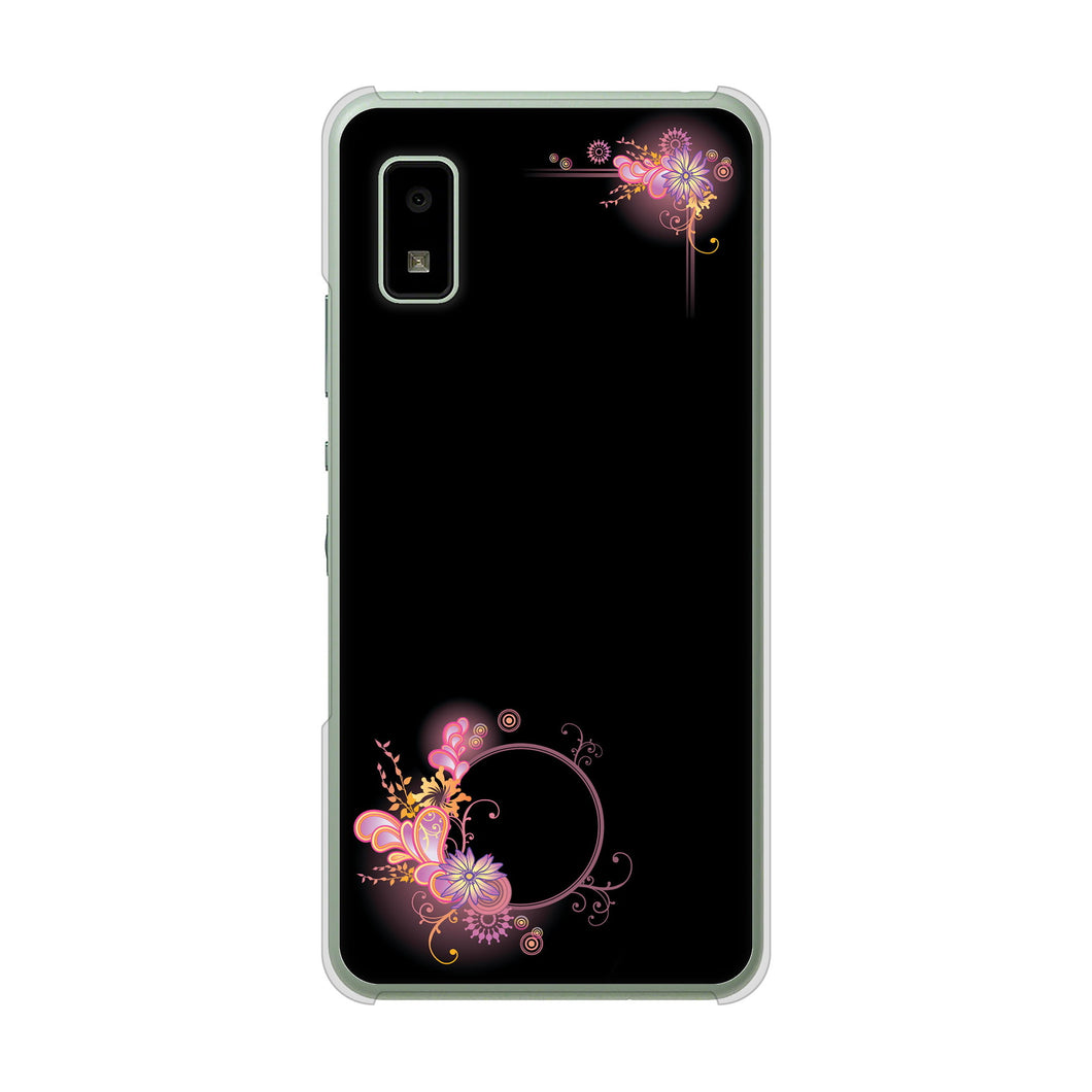 AQUOS wish3 SH-53D docomo 高画質仕上げ 背面印刷 ハードケース 【437 華のフレーム】