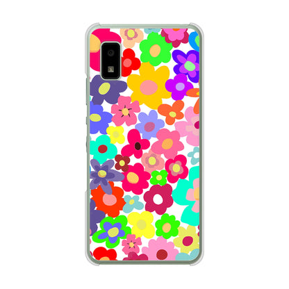 AQUOS wish3 SH-53D docomo 高画質仕上げ 背面印刷 ハードケースルーズフラワー