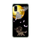 AQUOS wish3 SH-53D docomo 高画質仕上げ 背面印刷 ハードケース夜とネコ