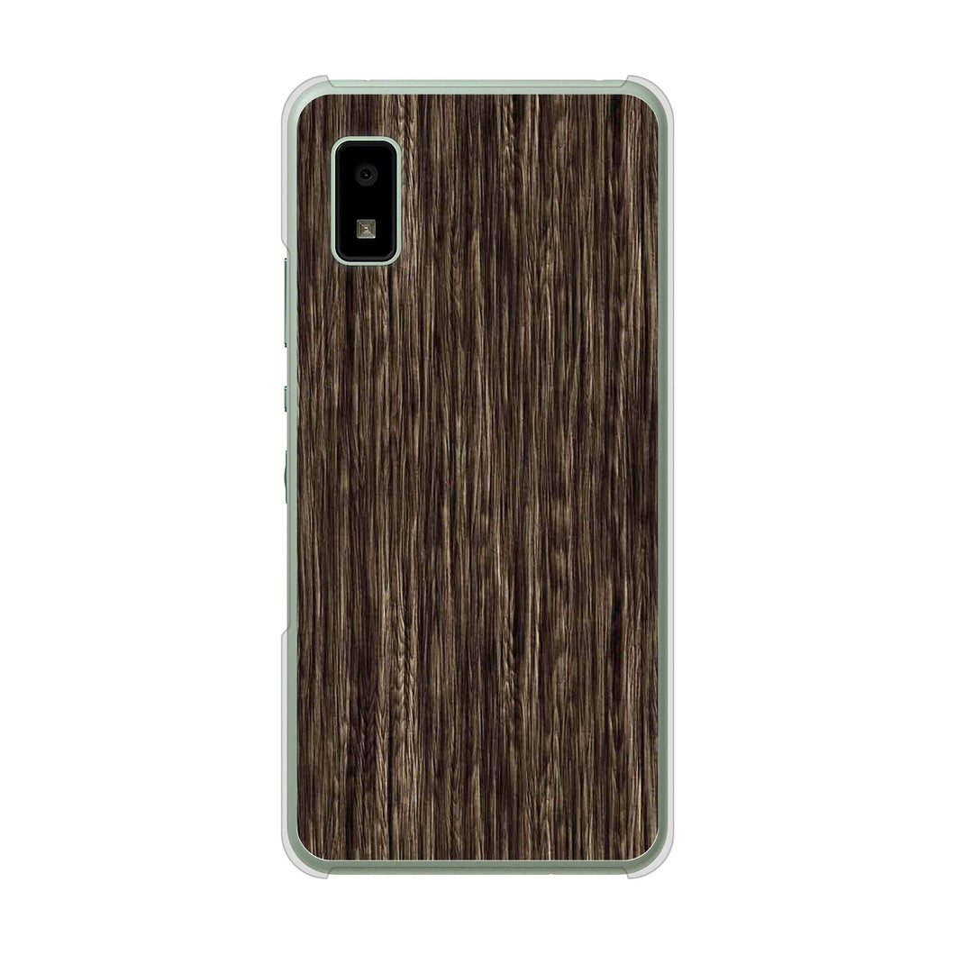 AQUOS wish3 SH-53D docomo 高画質仕上げ 背面印刷 ハードケース 【EK848 木目ダークブラウン】