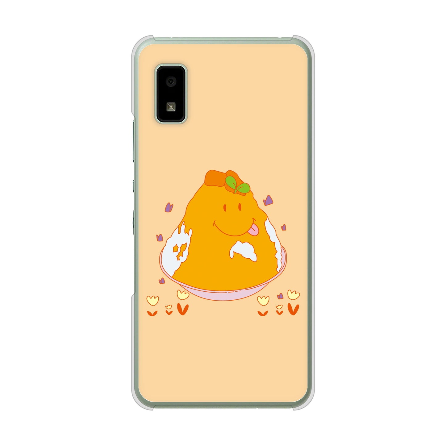 AQUOS wish3 SH-53D docomo 高画質仕上げ 背面印刷 ハードケーススイーツイラスト