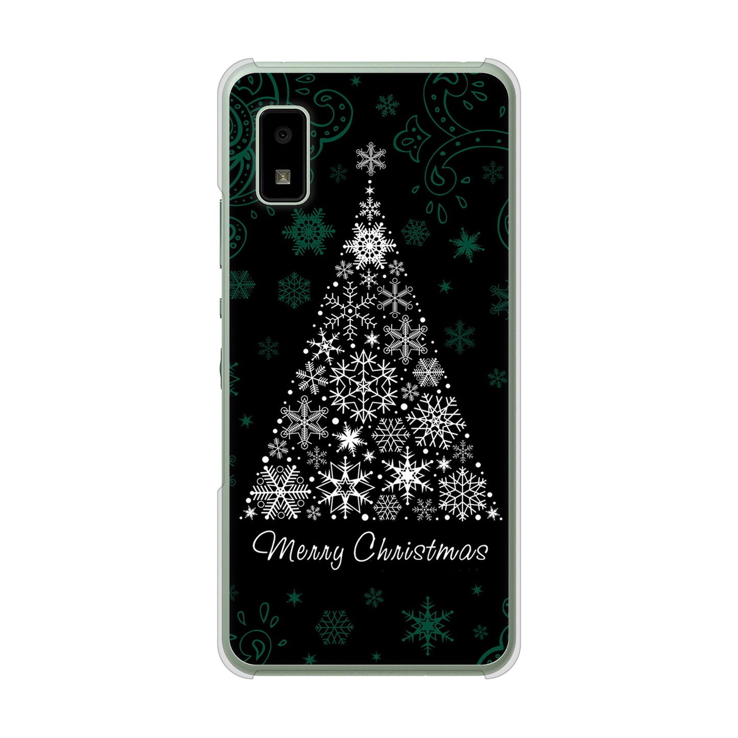 AQUOS wish3 SH-53D docomo 高画質仕上げ 背面印刷 ハードケースクリスマス