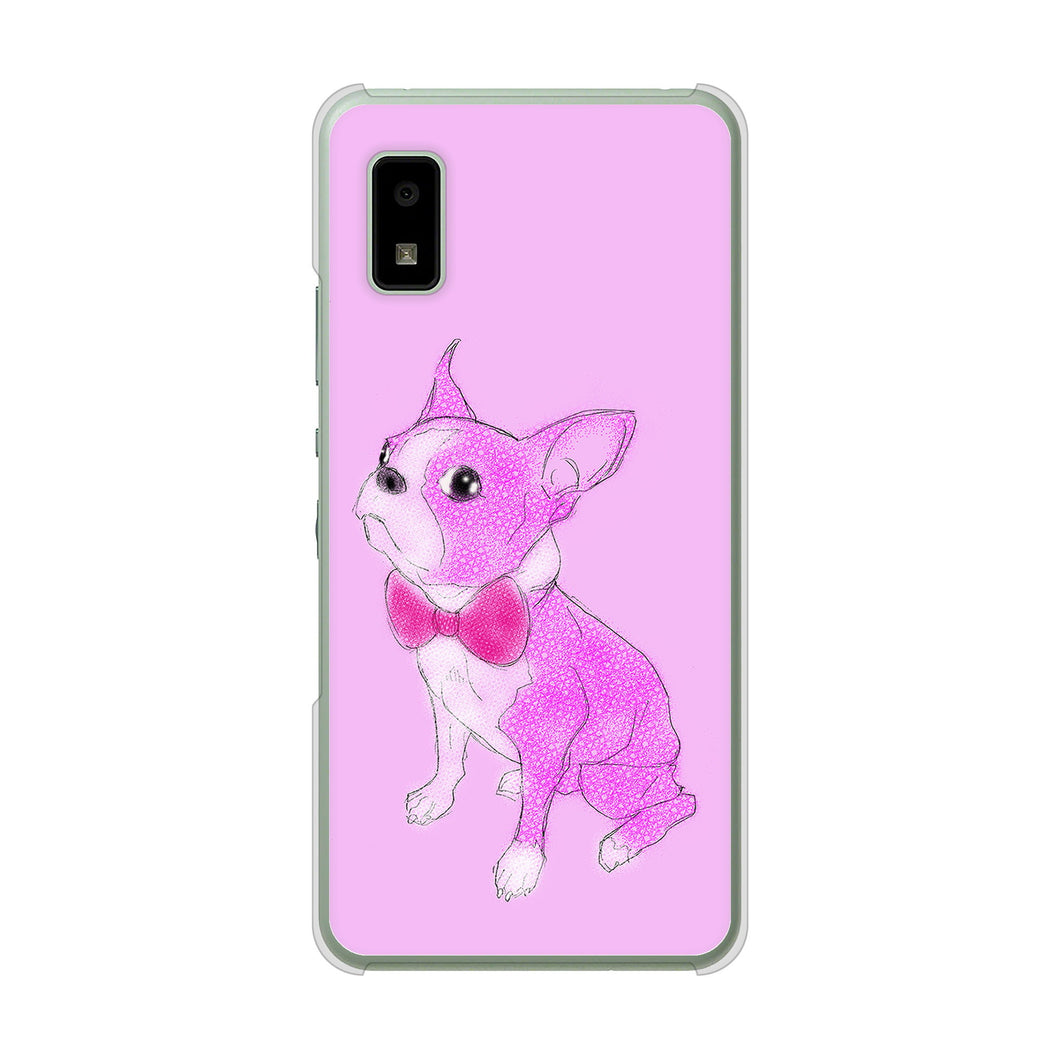 AQUOS wish3 SH-53D docomo 高画質仕上げ 背面印刷 ハードケースボストンテリア