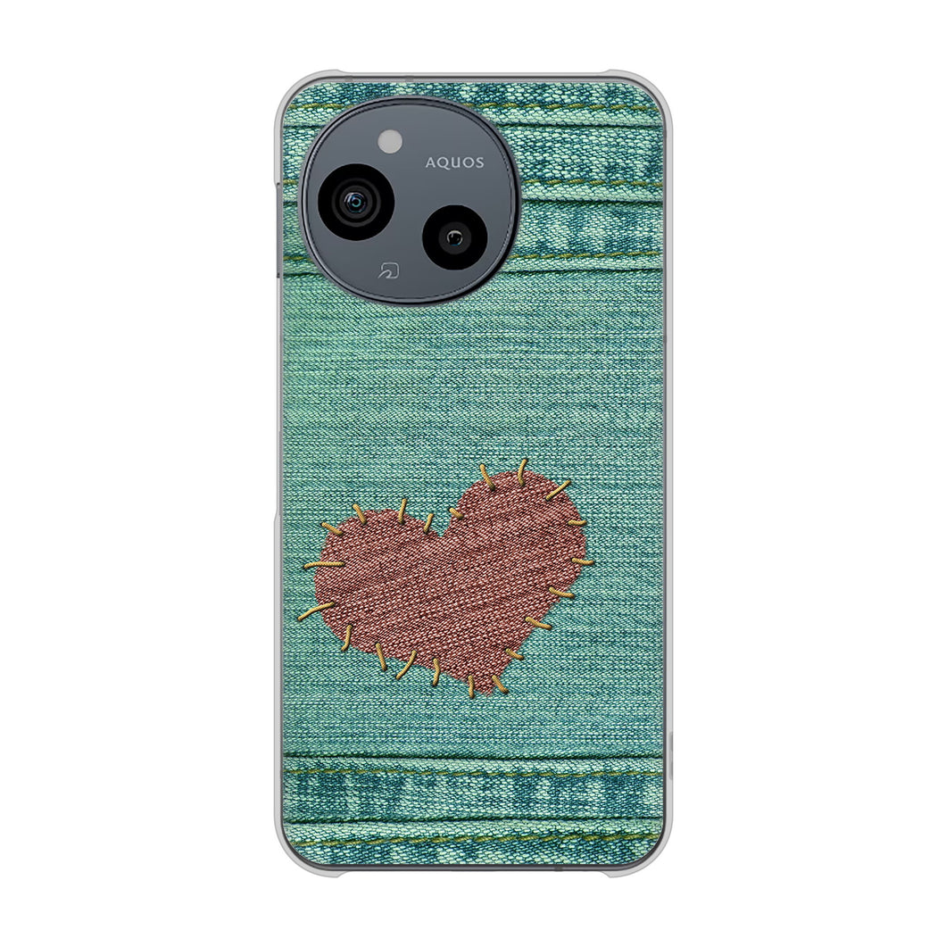 AQUOS sense9 SH-53E docomo 高画質仕上げ 背面印刷 ハードケースビッグハート