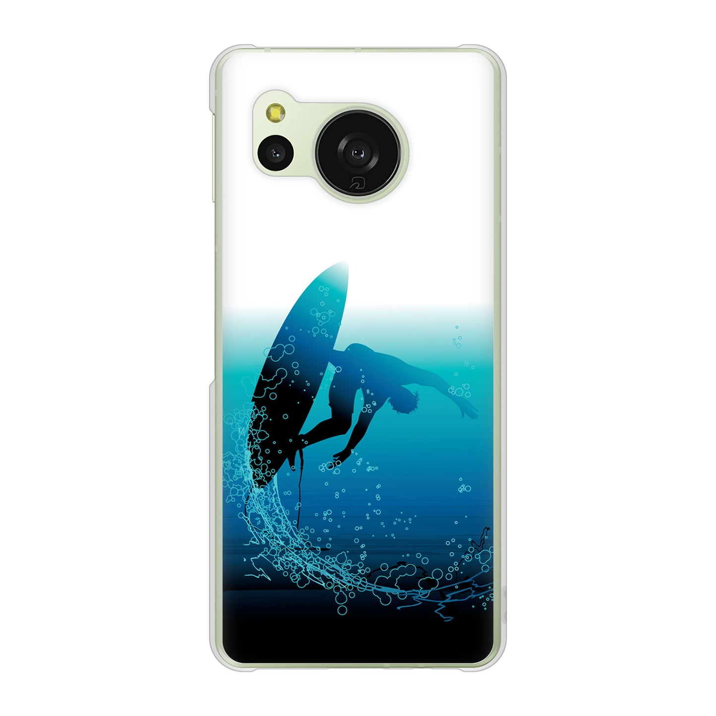 AQUOS sense8 SH-54D docomo 高画質仕上げ 背面印刷 ハードケース 【416 カットバック】