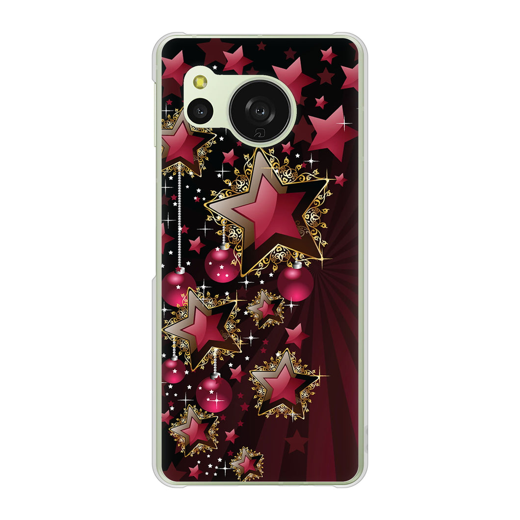 AQUOS sense8 SH-54D docomo 高画質仕上げ 背面印刷 ハードケース 【434 星の壁】