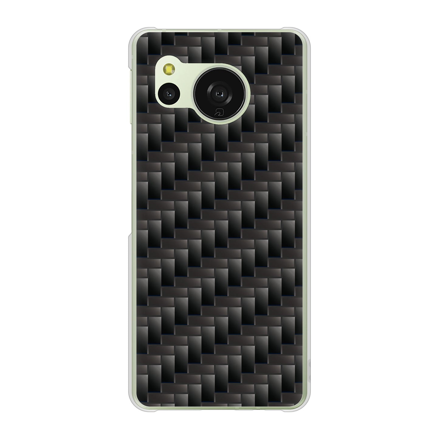 AQUOS sense8 SH-54D docomo 高画質仕上げ 背面印刷 ハードケース 【461 カーボン】
