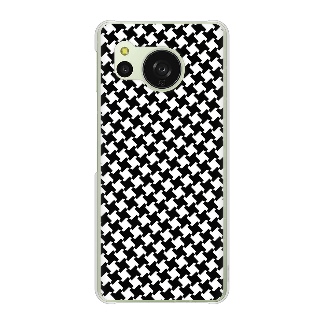 AQUOS sense8 SH-54D docomo 高画質仕上げ 背面印刷 ハードケース 【514 和柄＆筆文字 風車】