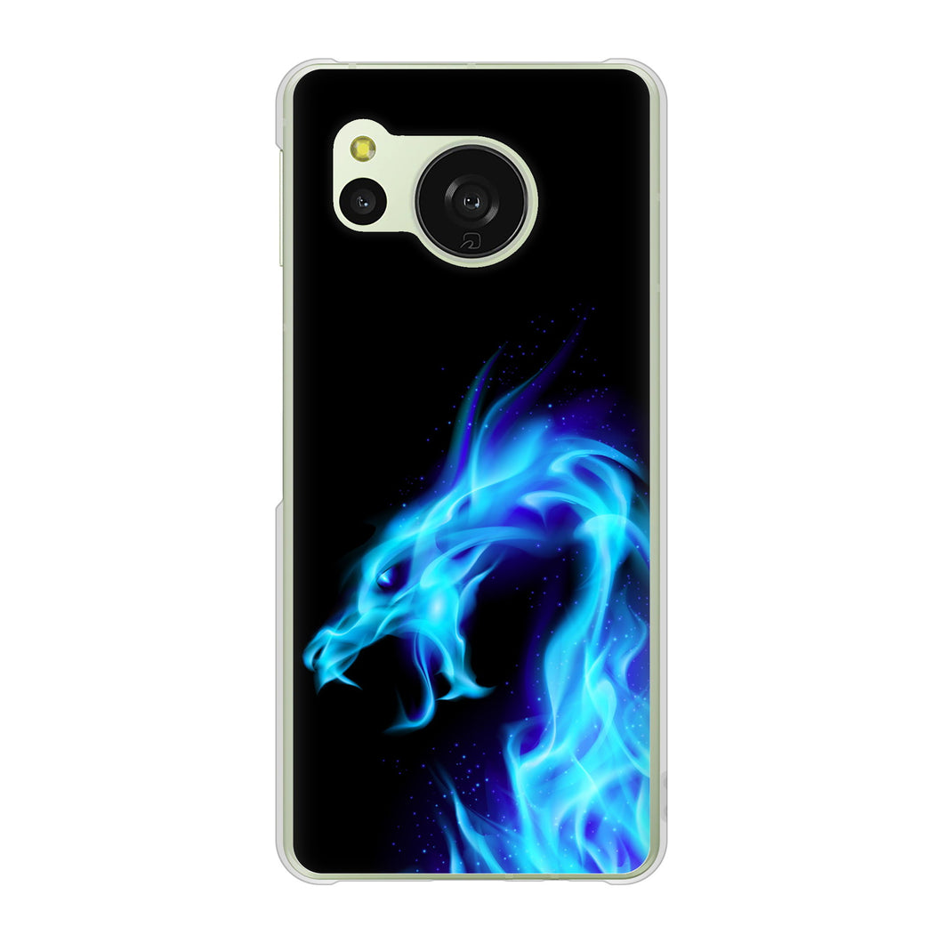 AQUOS sense8 SH-54D docomo 高画質仕上げ 背面印刷 ハードケースドラゴン