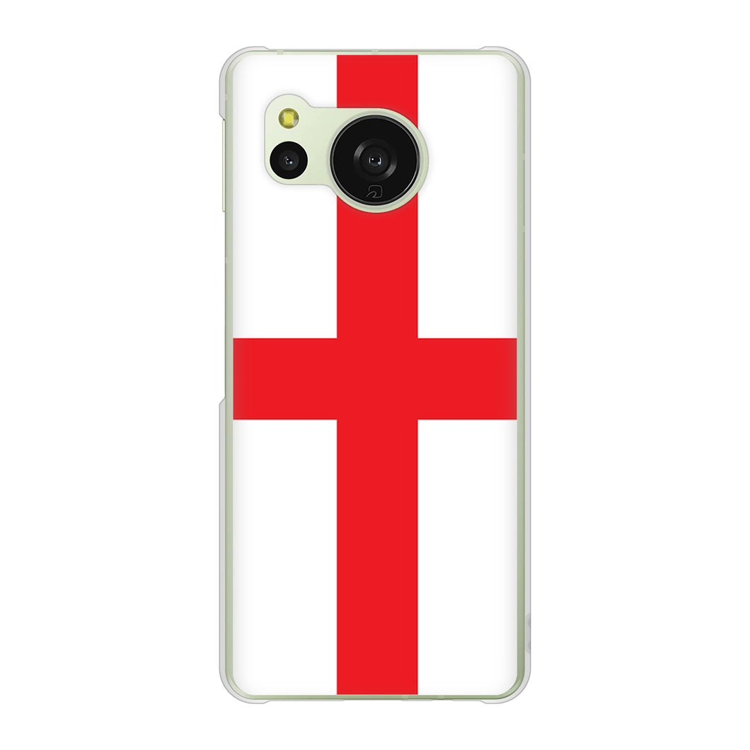 AQUOS sense8 SH-54D docomo 高画質仕上げ 背面印刷 ハードケース国旗
