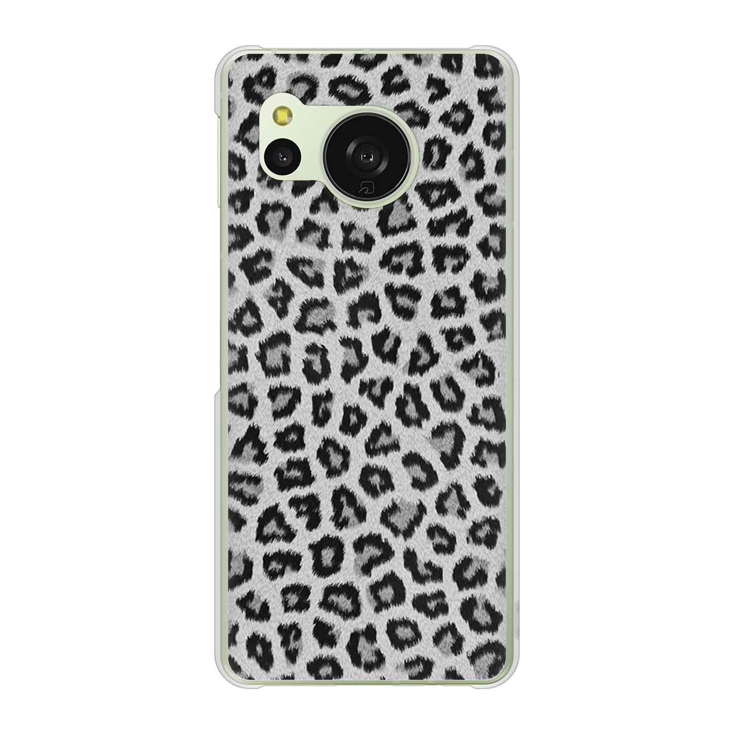 AQUOS sense8 SH-54D docomo 高画質仕上げ 背面印刷 ハードケースヒョウ柄ベーシックS
