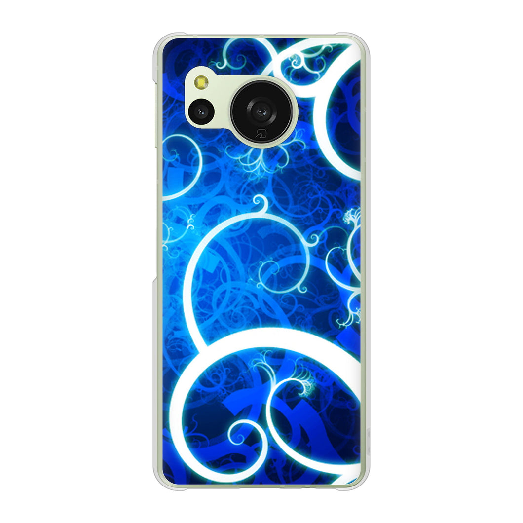 AQUOS sense8 SH-54D docomo 高画質仕上げ 背面印刷 ハードケース 【EK850 神秘の草】