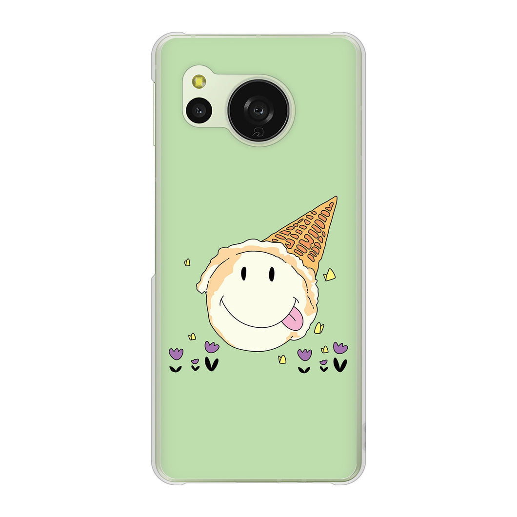 AQUOS sense8 SH-54D docomo 高画質仕上げ 背面印刷 ハードケーススイーツイラスト
