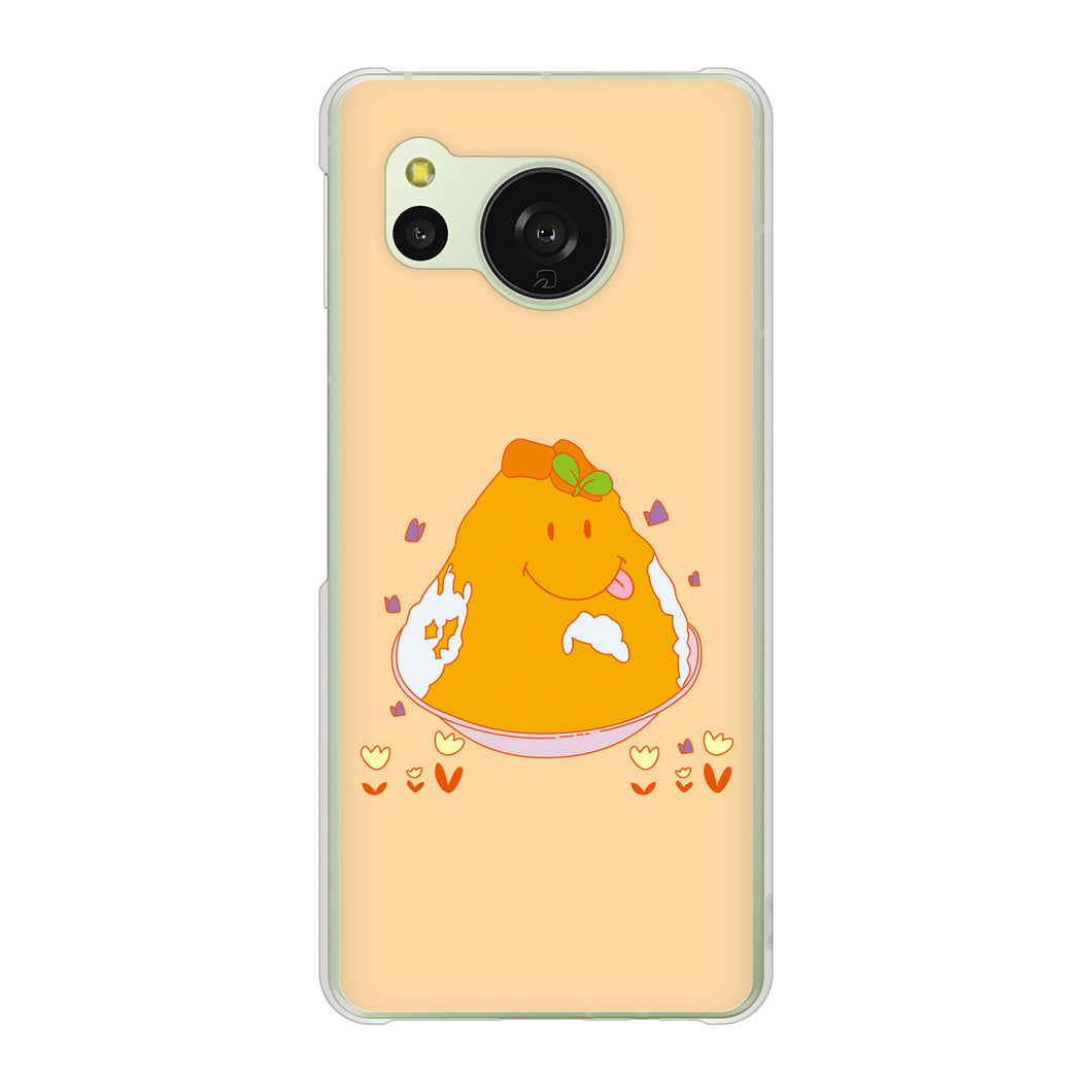 AQUOS sense8 SH-54D docomo 高画質仕上げ 背面印刷 ハードケーススイーツイラスト