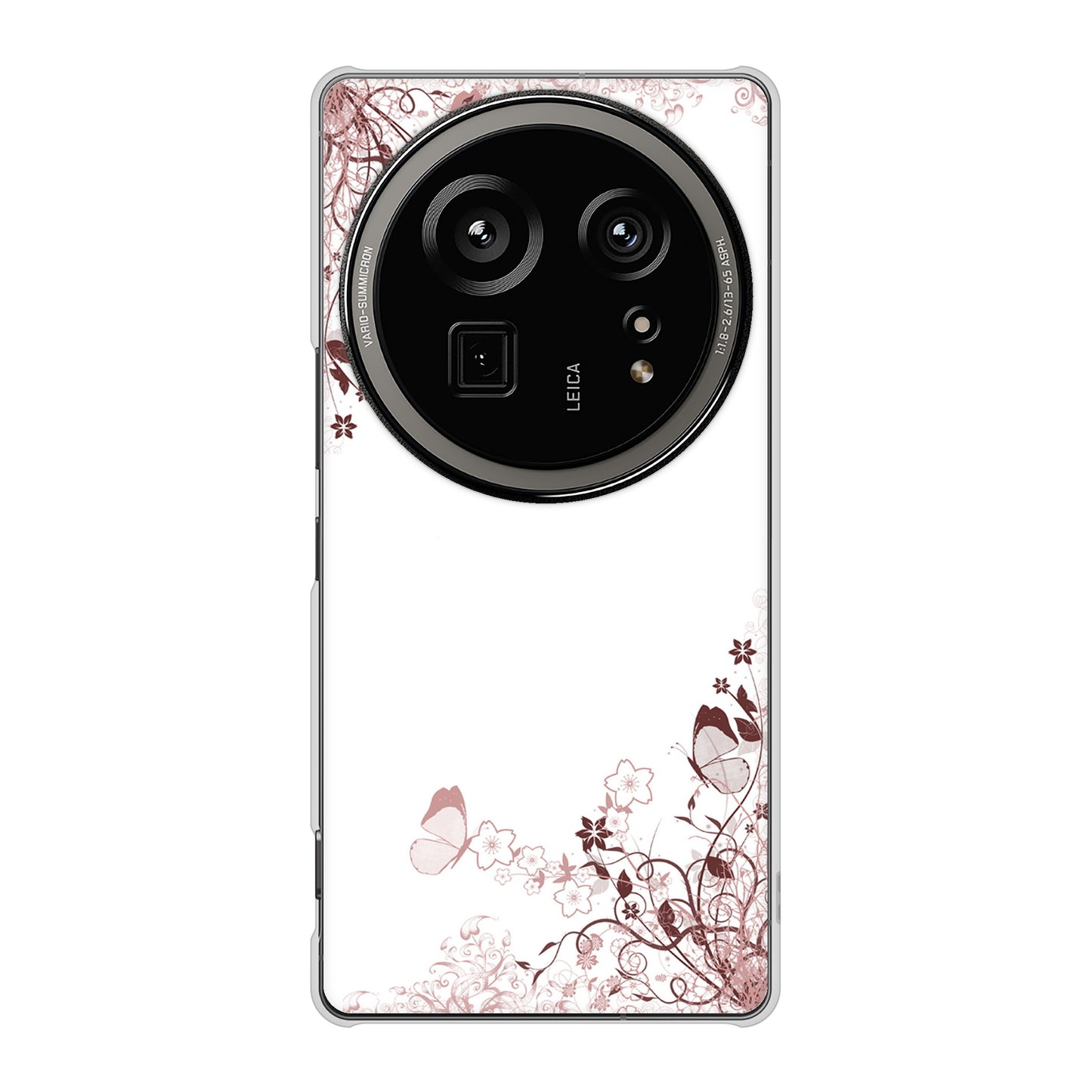 AQUOS R9 pro SH-54E docomo 高画質仕上げ 背面印刷 ハードケースバタフライ