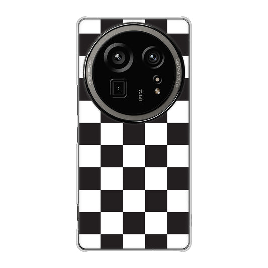 AQUOS R9 pro SH-54E docomo 高画質仕上げ 背面印刷 ハードケース 【151 フラッグチェック】