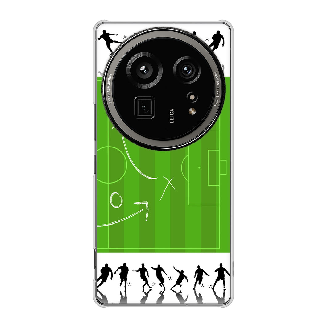 AQUOS R9 pro SH-54E docomo 高画質仕上げ 背面印刷 ハードケース 【304 サッカー戦略ボード】