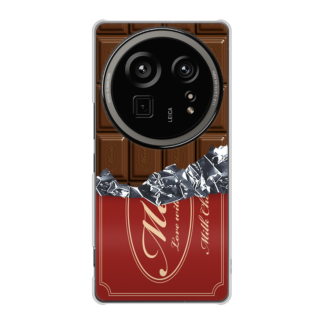 AQUOS R9 pro SH-54E docomo 高画質仕上げ 背面印刷 ハードケース板チョコ