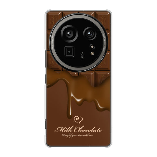 AQUOS R9 pro SH-54E docomo 高画質仕上げ 背面印刷 ハードケース板チョコ