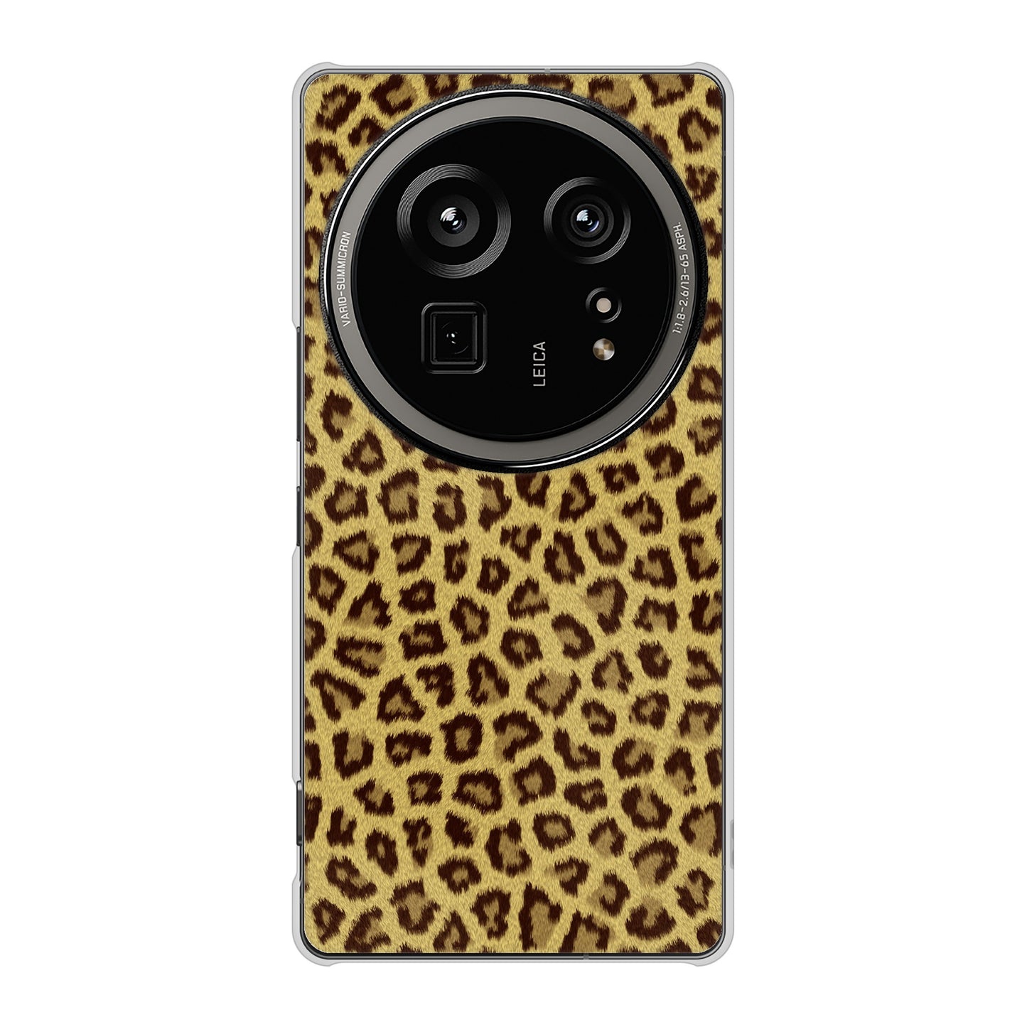 AQUOS R9 pro SH-54E docomo 高画質仕上げ 背面印刷 ハードケースヒョウ柄ベーシックS