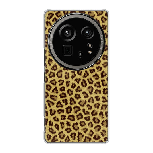 AQUOS R9 pro SH-54E docomo 高画質仕上げ 背面印刷 ハードケースヒョウ柄ベーシックS