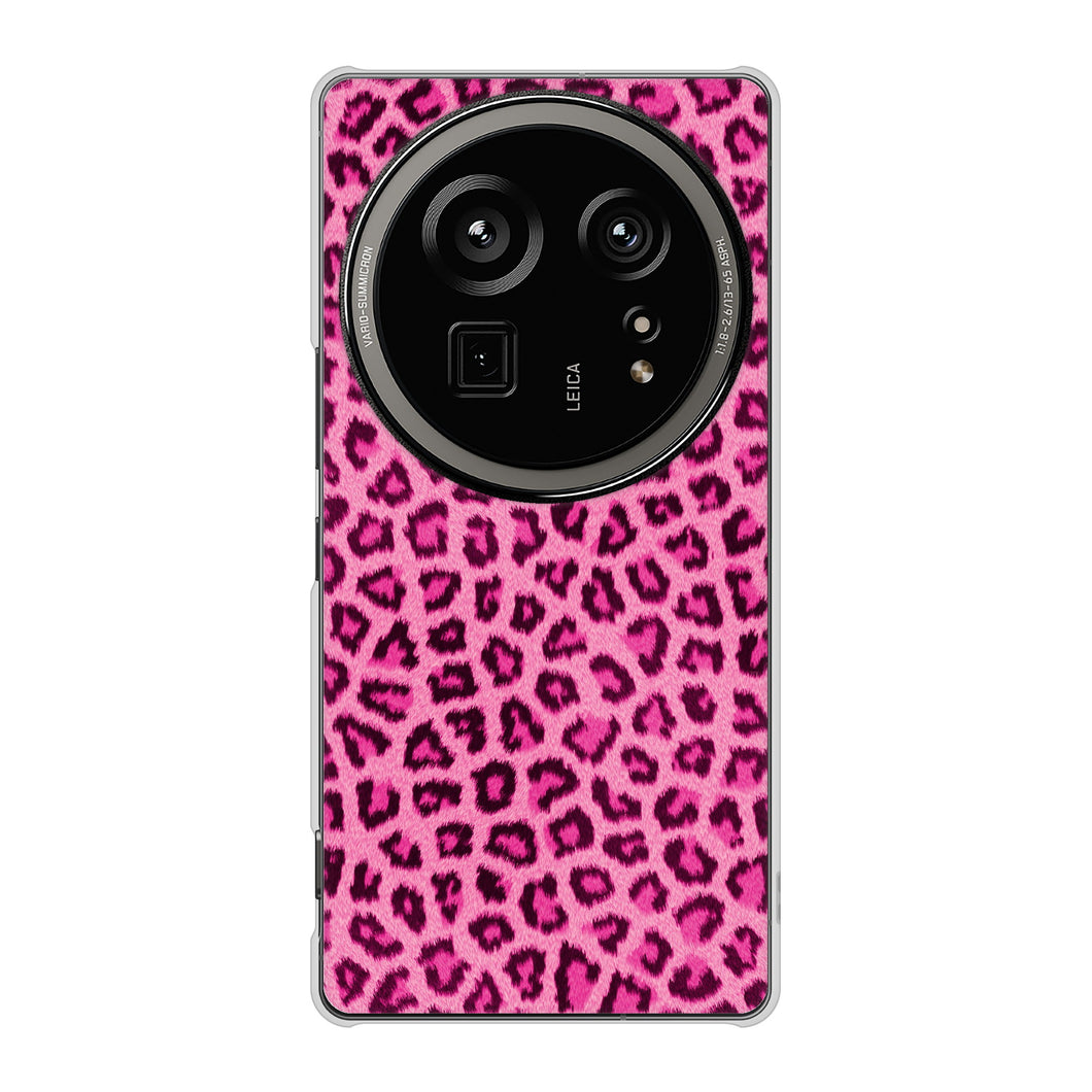 AQUOS R9 pro SH-54E docomo 高画質仕上げ 背面印刷 ハードケースヒョウ柄ベーシックS