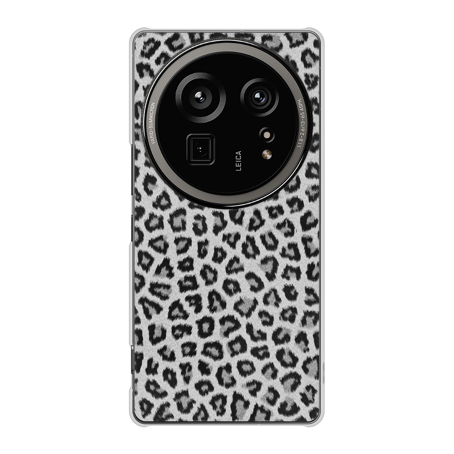 AQUOS R9 pro SH-54E docomo 高画質仕上げ 背面印刷 ハードケースヒョウ柄ベーシックS